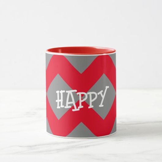 Abstrakt Happy Tasse (Zentrum)