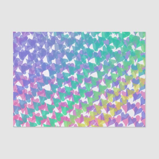 Abstrakt Hearty Seidenpapier (Vorderseite)