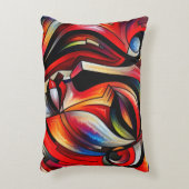 Abstrakt hell | dekokissen (Vorderseite(Vertikal))