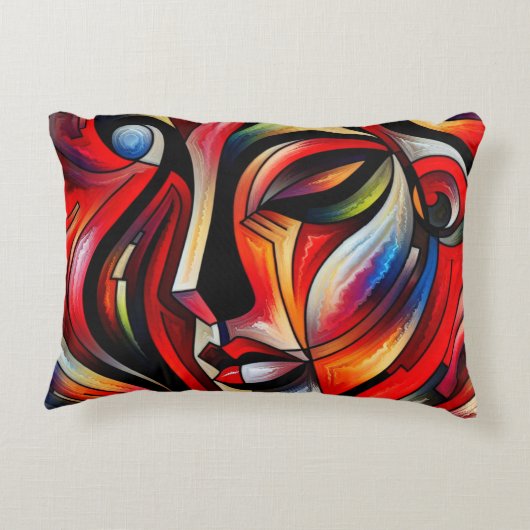 Abstrakt hell | dekokissen (Rückseite)