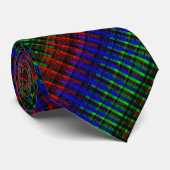 Abstrakt, hell, sommerlich, elegant, kariert, mult krawatte (Gerollt)