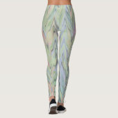 Abstrakt Herringbone - Farn Leggings (Rückseite)