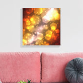 Abstrakt Hexagon Leinwanddruck (Insitu (Wohnzimmer))