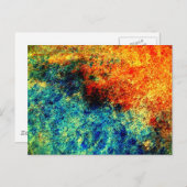 Abstrakt, Hintergrund Postkarte (Vorne/Hinten)