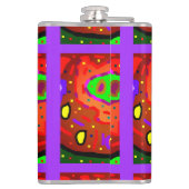 ABSTRAKT HIPPY ART RETRO FLACHMANN (Rückseite)