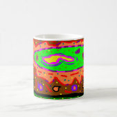 ABSTRAKT HIPPY ART RETRO KAFFEETASSE (Mittel)