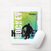 Abstrakt Hockey (männlich) Mousepad (Mit Mouse)