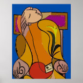 Abstrakt hören poster (Vorne)