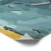 Abstrakt hören poster (Ecke)