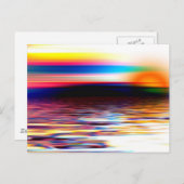 Abstrakt Horizon Postkarte (Vorne/Hinten)