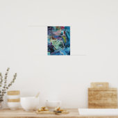 Abstrakt Hummer Poster (Küche)