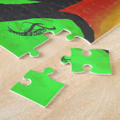 Abstrakt - Hütte im Wald Puzzle (Seite)