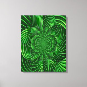 Abstrakt Hypnotic Palm Wrapped Canvas Leinwanddruck