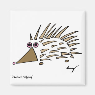 Abstrakt Igel Magnet