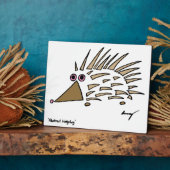 Abstrakt Igel Plaque Fotoplatte (Seite)