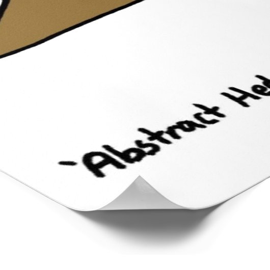 Abstrakt Igel Poster (Ecke)