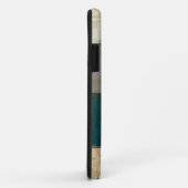 Abstrakt im Blau und in Brown Case-Mate iPhone Hülle (Hinten/Rechts)