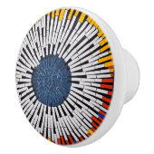 Abstrakt in Band - Sternexplosion Keramikknauf (Rechts)