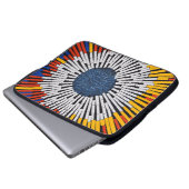 Abstrakt in Band - Sternexplosion Laptopschutzhülle (Vorne Knopf)