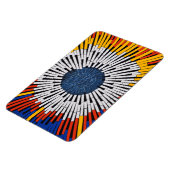 Abstrakt in Band - Sternexplosion Magnet (Linke Seite)