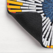 Abstrakt in Band - Sternexplosion Mousepad (Ecke)