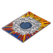 Abstrakt in Band - Sternexplosion Notizblock (Linke Seite)