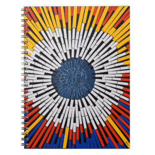 Abstrakt in Band - Sternexplosion Notizblock