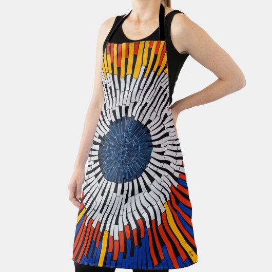 Abstrakt in Band - Sternexplosion Schürze (InSitu)