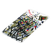 Abstrakt in Band und Buchstaben 1 Magnet (Linke Seite)