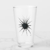 Abstrakt in Band und Buchstaben 3 Glas (Rückseite)