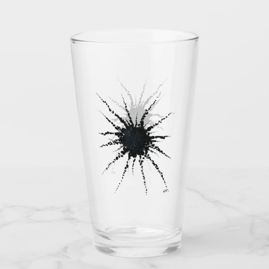 Abstrakt in Band und Buchstaben 3 Glas (Vorderseite)