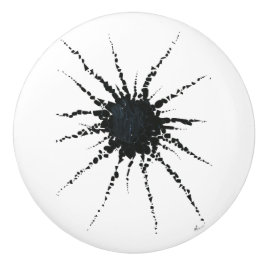 Abstrakt in Band und Buchstaben 3 Keramikknauf