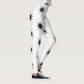 Abstrakt in Band und Buchstaben 3 Leggings (Rechts)