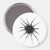 Abstrakt in Band und Buchstaben 3 Magnet (Vorderseite/Rückseite)