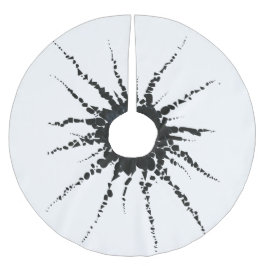 Abstrakt in Band und Buchstaben 3 Polyester Weihnachtsbaumdecke