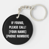 Abstrakt in Band und Buchstaben 3 Schlüsselanhänger (Rückseite)