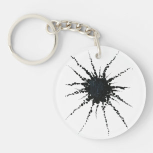 Abstrakt in Band und Buchstaben 3 Schlüsselanhänger