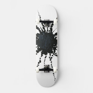 Abstrakt in Band und Buchstaben 3 Skateboard
