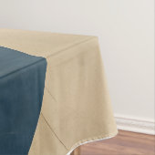 Abstrakt in Blau, Beige und Rost Tischdecke (Beispiel)