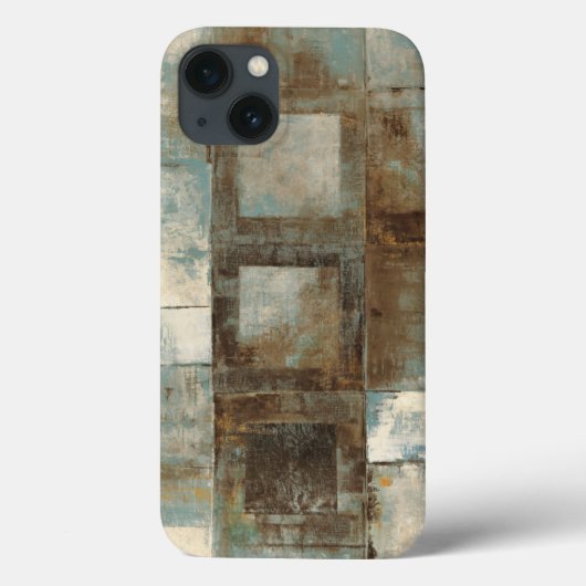 Abstrakt in Blau und Braun Case-Mate iPhone Hülle (Rückseite)