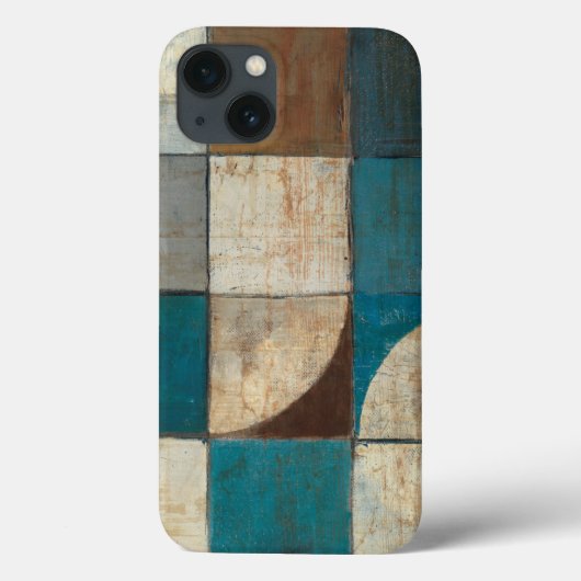 Abstrakt in Blau und Braun Case-Mate iPhone Hülle (Rückseite)