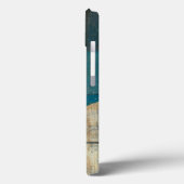 Abstrakt in Blau und Braun Case-Mate iPhone Hülle (Rückseite / Links)