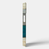 Abstrakt in Blau und Braun Case-Mate iPhone Hülle (Rückseite / Rechts)