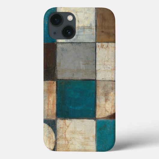 Abstrakt in Blau und Braun Case-Mate iPhone Hülle (Rückseite)