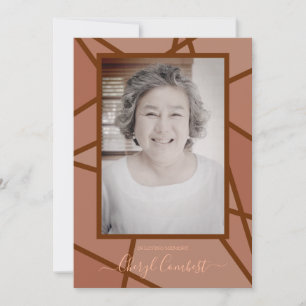 Abstrakt in der Gedächtnisbeerdigung