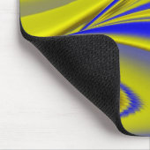 Abstrakt in goldgelber Farbe Mousepad (Ecke)