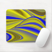 Abstrakt in goldgelber Farbe Mousepad (Mit Mouse)