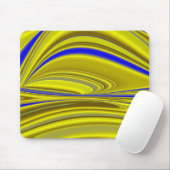 Abstrakt in goldgelber Farbe Mousepad (Mit Mouse)