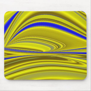 Abstrakt in goldgelber Farbe Mousepad