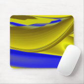 Abstrakt in goldgelber Farbe Mousepad (Mit Mouse)
